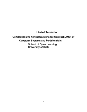 Limited Tender for - sol.du.ac.in