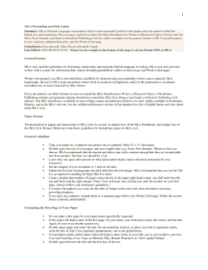 fillable mla works cited page example edit online print