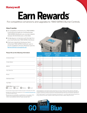 Competitive 7800 Series Conversion Rewards Form