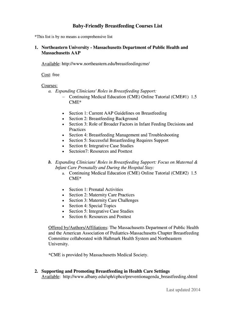Fillable Online Expanding Clinicians' Roles in Breastfeeding Support