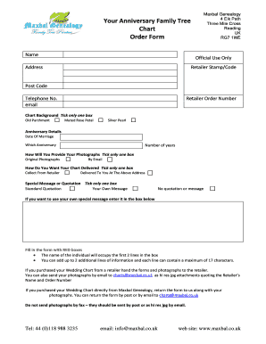 Family History Research Record Forms