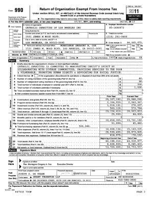 IRS Form 990 2011