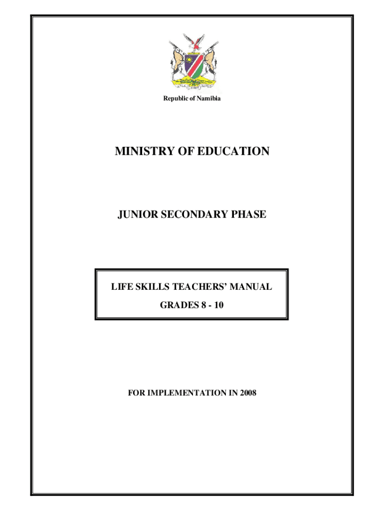 Life Science Syllabus Grade 8 9 Fill Online, Printable, Fillable