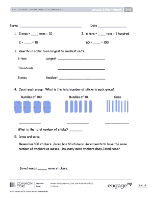 NYS Common Core Mathematics Homework