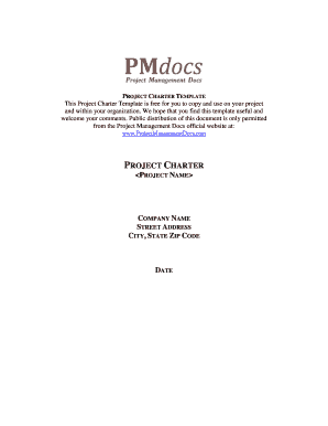 Project Charter Template