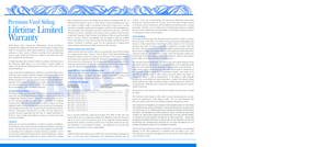 Alside Premium Vinyl Siding Transfer Warranty Application