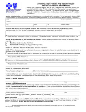 Authorization for Use and Disclosure of Protected Health Information