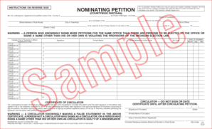 Michigan Countywide Partisan Petition Form