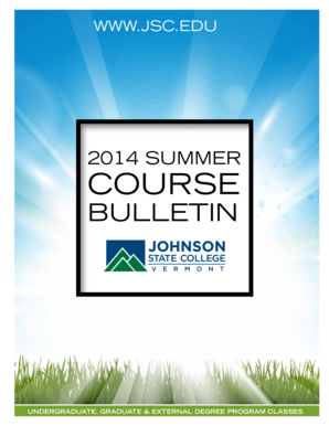 Summer 2014 Course Registration Form