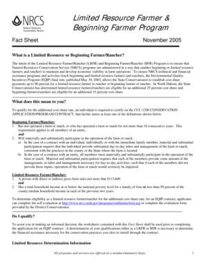 Horoscope worksheet - Limited Resource Farmer amp Beginning Farmer Program - nrcs usda