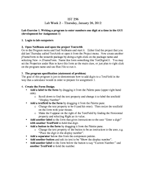 Cmc vellore appointment - IST 256 Lab Week 2 Thursday January 26 b2012b - classes ischool syr