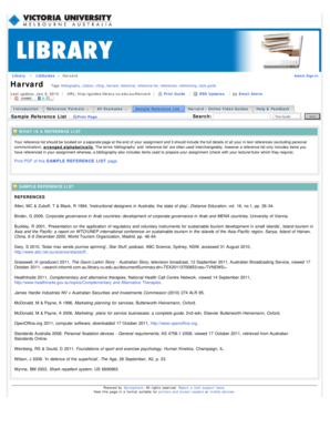 How to write memorandum letter - PREVIEW Sample Reference List - Harvard - LibGuides at Victoria University