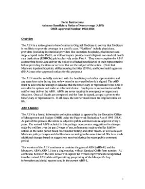 Advance Beneficiary Notice of Noncoverage