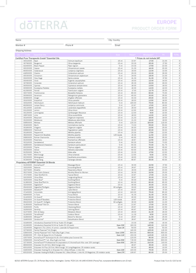EU Product Order Form