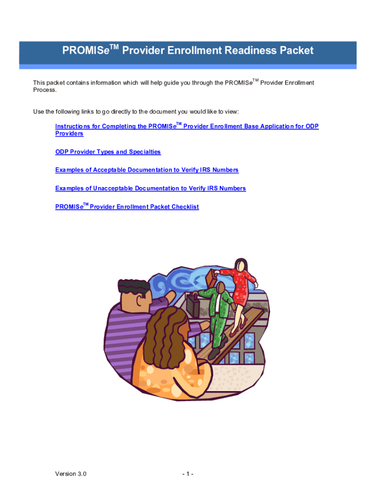 Fillable Online PROMISe Provider Enrollment Readiness Packet - HCSIS ...