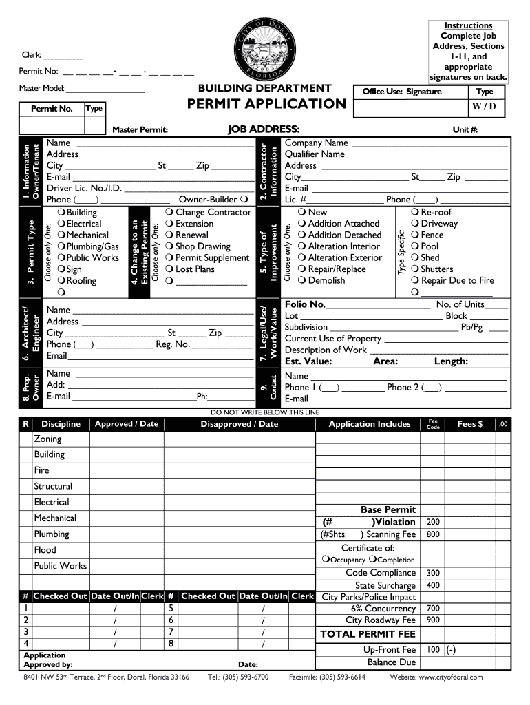 doral permit search Preview on Page 1