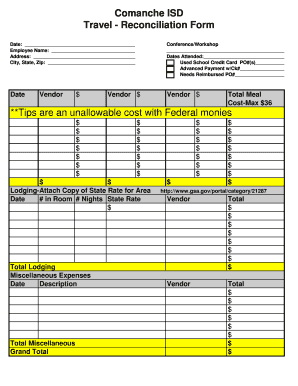 dallas isd travel form