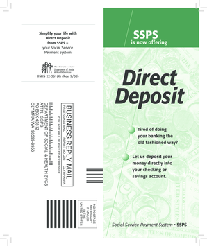 Direct Deposit SSPS Form