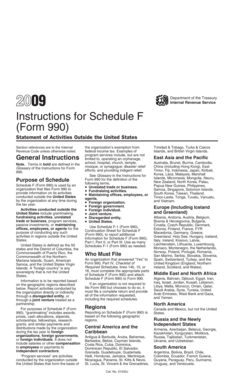 Instructions for Schedule F (Form 990)