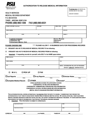 Authorization to Release Medical Information