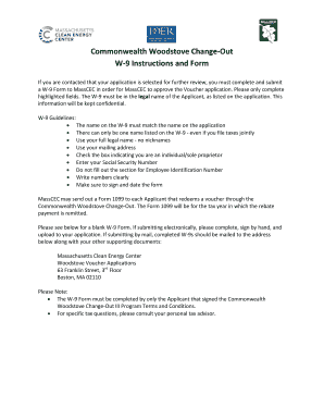 W-9 Form Instructions and Template