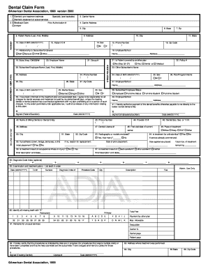 Dental Claim Form