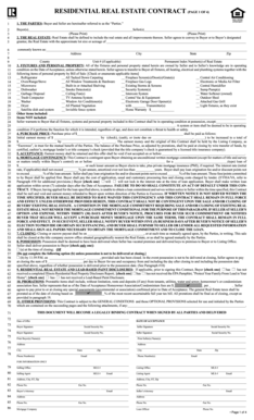 Residential Real Estate Contract
