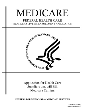 Medicare Provider/Supplier Enrollment Application