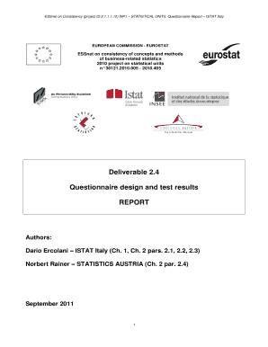 Deliverable 2.4 Questionnaire design and test results ... - CROS-portal