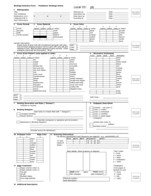 Bindings Description Form - Publishers' Bindings Online - bindings lib ua