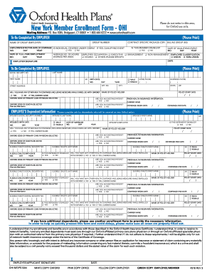 New York Member Enrollment Form