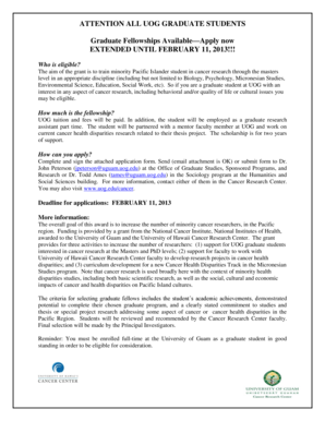 Please complete all sections you may use an additional page if needed and return to Dr - guamcancerresearch