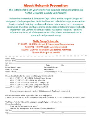 Registration Form - Pdsd.org
