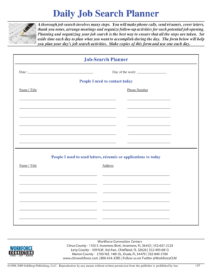 Daily Job Search Planner - clmworkforce.com - CareerSource Citrus ...