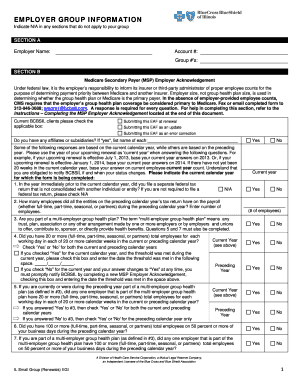 Medicare Secondary Payer Employer Acknowledgement