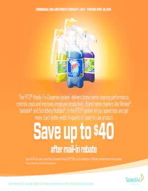 US Commercial End-User Mail-In Rebate Form