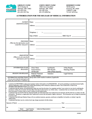 Authorization for Release of Medical Information