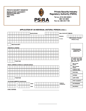 psira whatsapp number