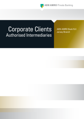 ABN AMRO Bank N.V. Jersey Branch Client Information Form