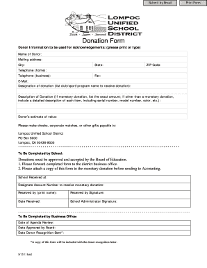 Donation Form