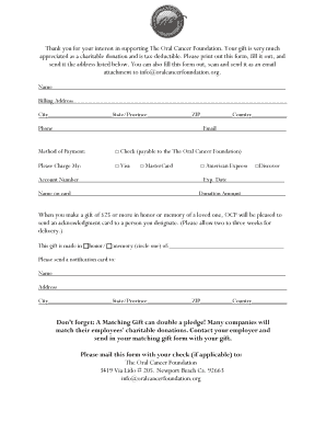 Donation Form