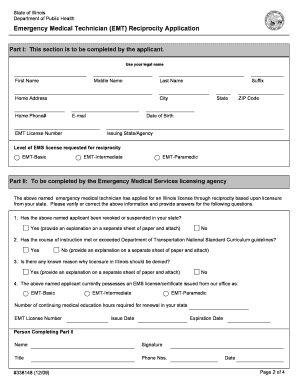 New EMT Reciprocity Application - McLean County EMS - mcleancountyems