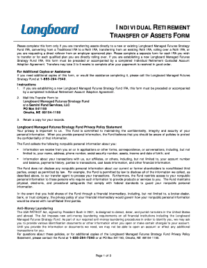 Longboard Managed Futures Strategy Fund IRA Transfer Form