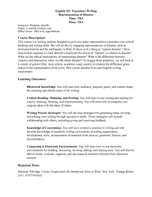 Fillable Online Eng 101 Syllabus Revised Wordpresscom Fax Email Print Pdffiller Fillable Online Eng 101 Syllabus Revised Wordpresscom Fax Email Print Pdffiller