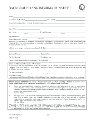 Mutual of Omaha Insurance Producer Application