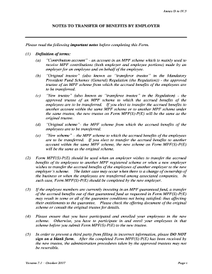 Employer’s Request for Fund Transfer Form
