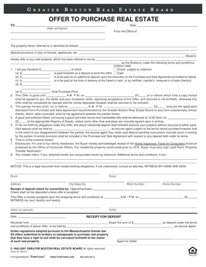 Offer to Purchase Real Estate