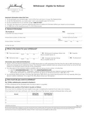401(k) Withdrawal Eligible for Rollover Form