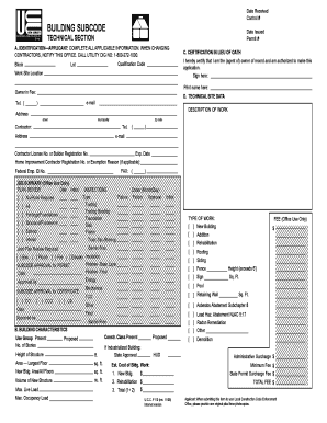 New Jersey Building Permit Application