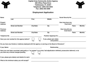 Employment Application